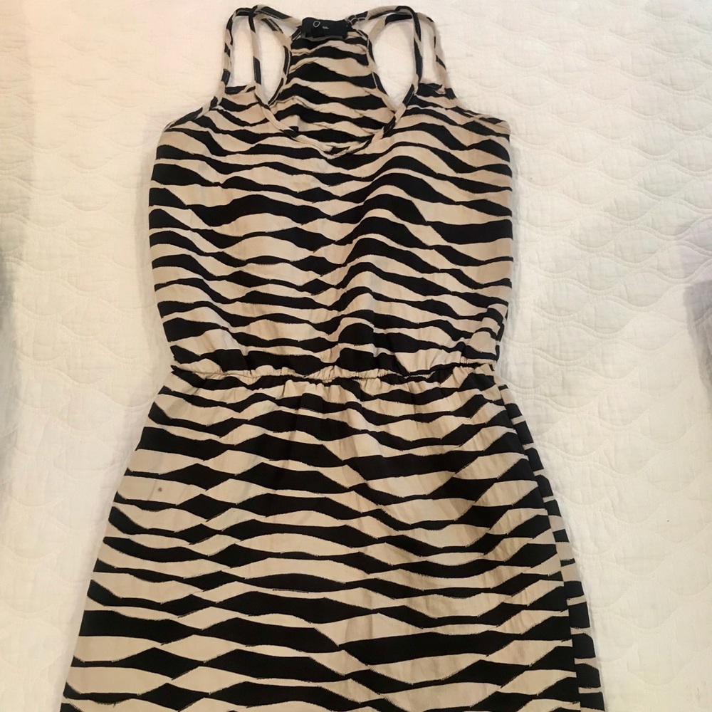 Aqua printed dress